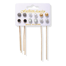 Load image into Gallery viewer, Earrings Set Acrylic Pearl