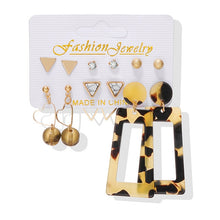 Load image into Gallery viewer, Earrings Set Acrylic Pearl