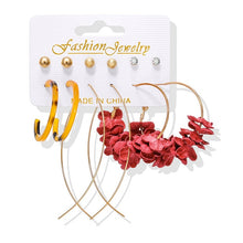 Load image into Gallery viewer, Earrings Set Acrylic Pearl