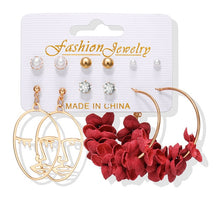 Load image into Gallery viewer, Earrings Set Acrylic Pearl
