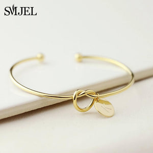 Knot Initial Bracelets