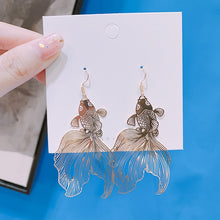 Load image into Gallery viewer, Goldfish Dangle Earrings
