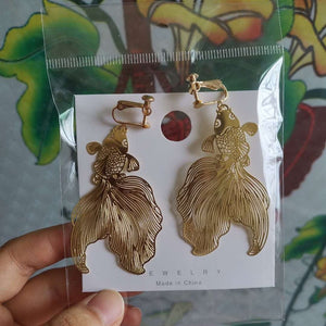 Goldfish Dangle Earrings